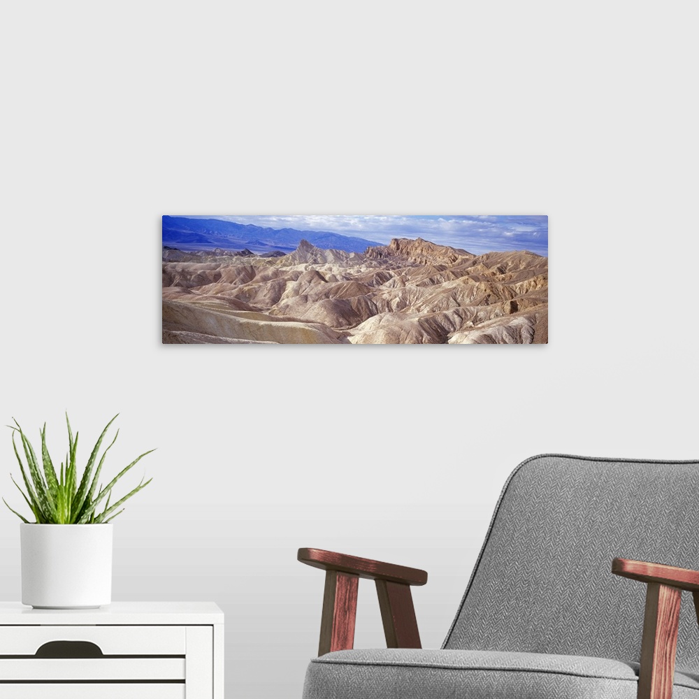 A modern room featuring Zabriskie Point Death Valley National Park NV