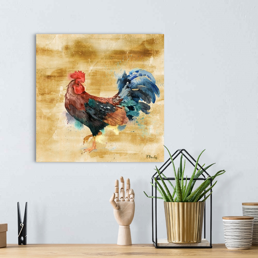 A bohemian room featuring Arianna Rooster II