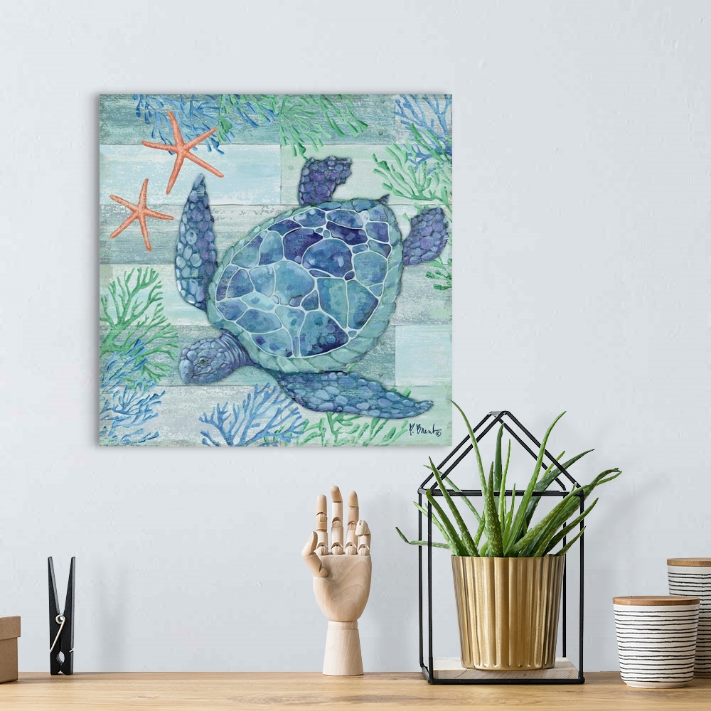A bohemian room featuring Clearwater Sealife V