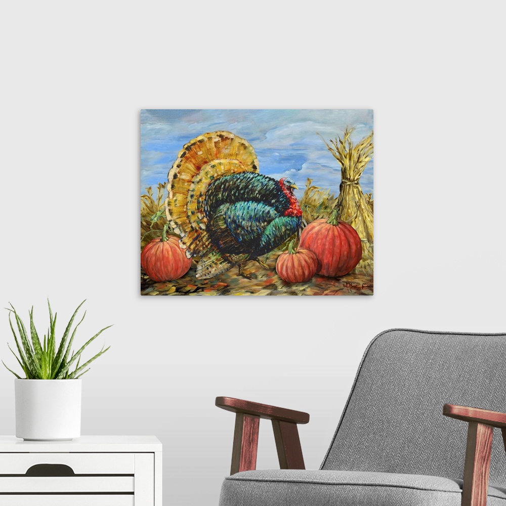 A modern room featuring Gleaning Autumn - Turkey