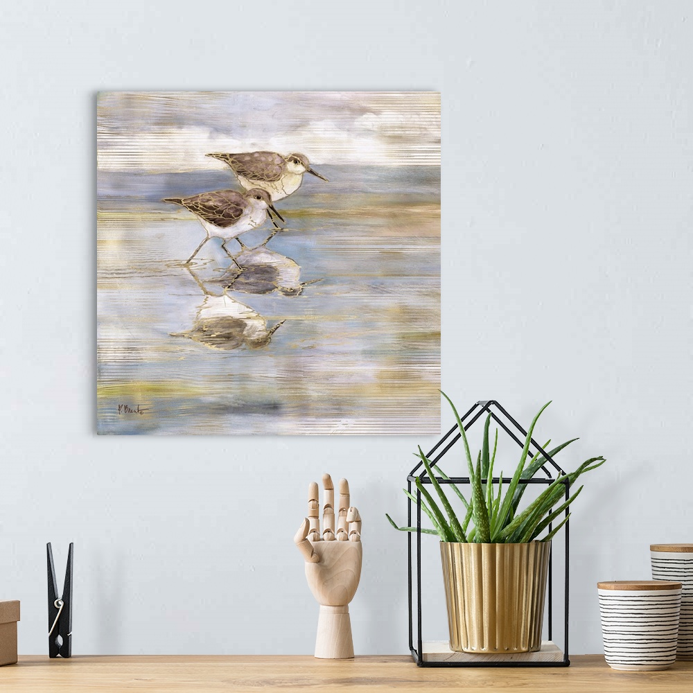 A bohemian room featuring Golden Sandpipers I
