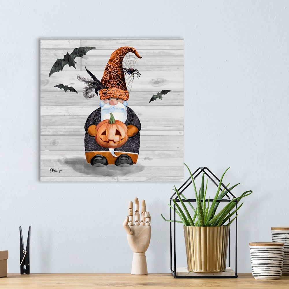 A bohemian room featuring Halloween Gnomes I
