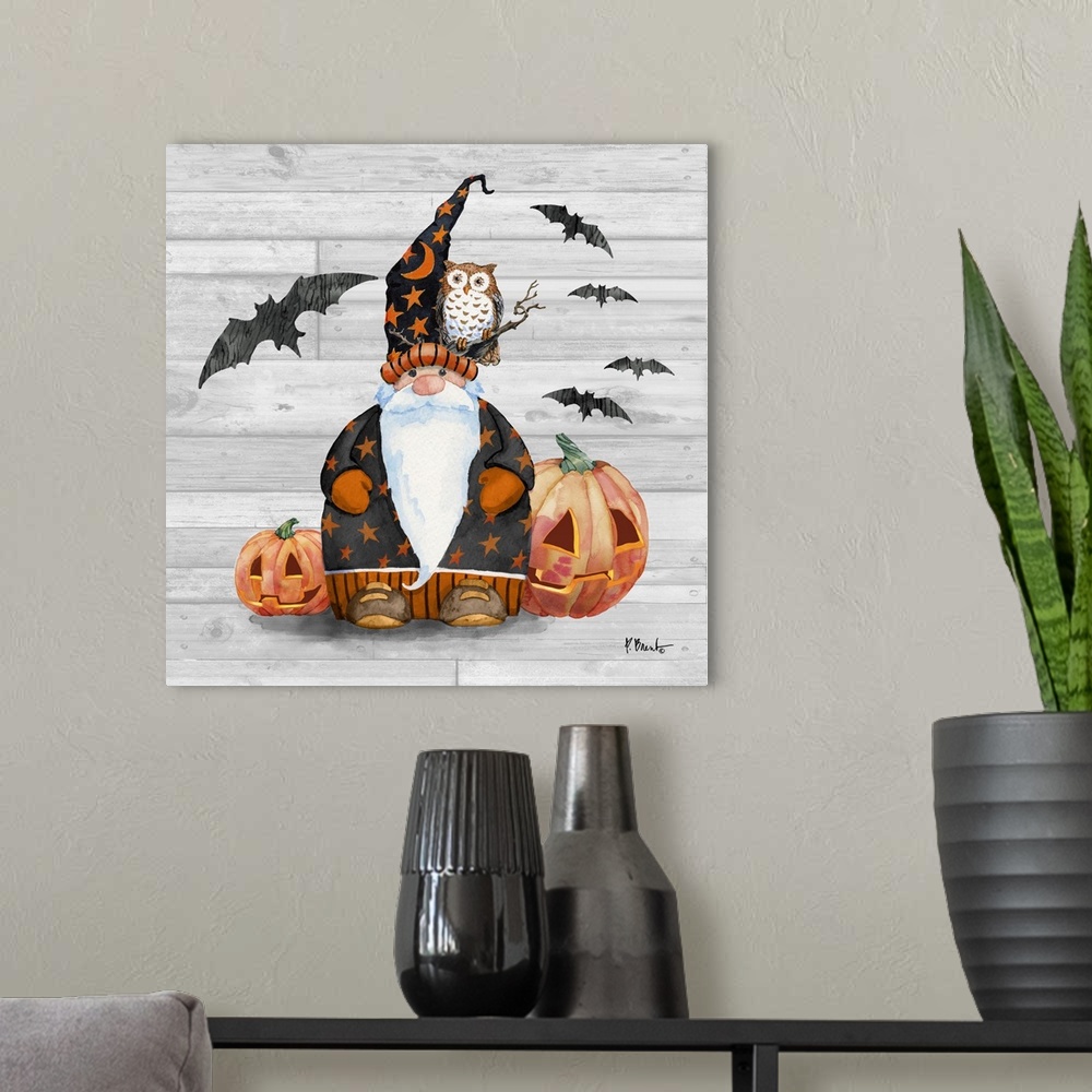 A modern room featuring Halloween Gnomes II