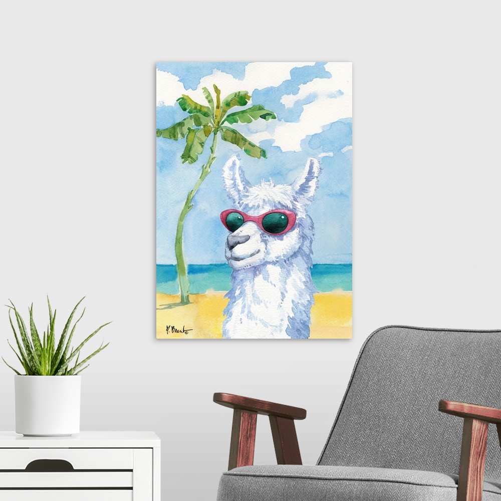 A modern room featuring Animals with Sunglasses.