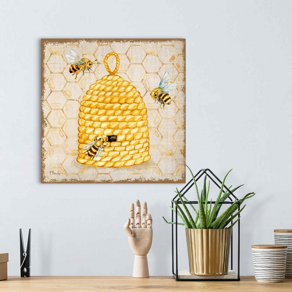 A bohemian room featuring Honeybee Haven III