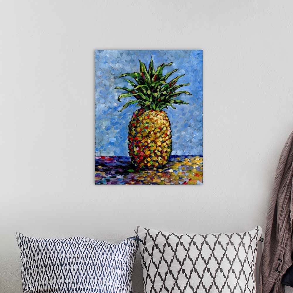 A bohemian room featuring Impressions Of Pineapples II