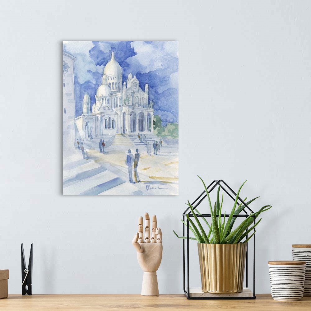 A bohemian room featuring Sacre Coeur Afternoon
