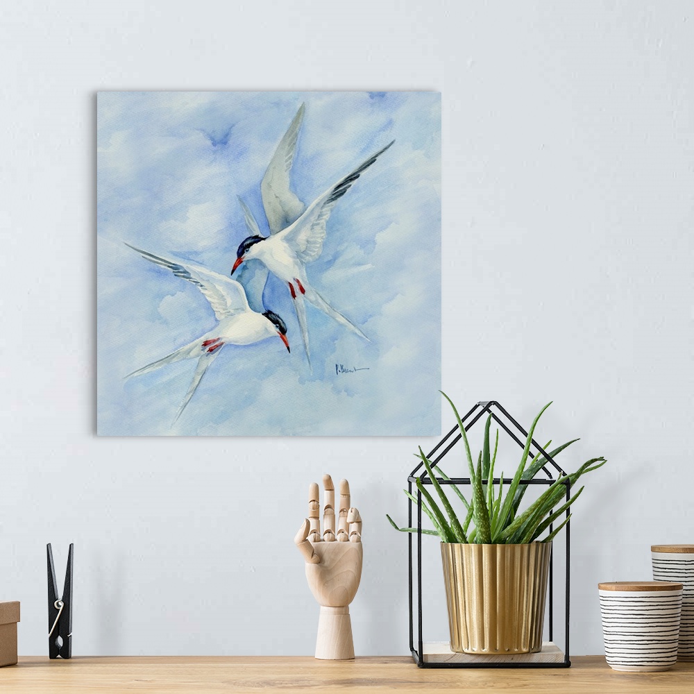 A bohemian room featuring Terns In Flight