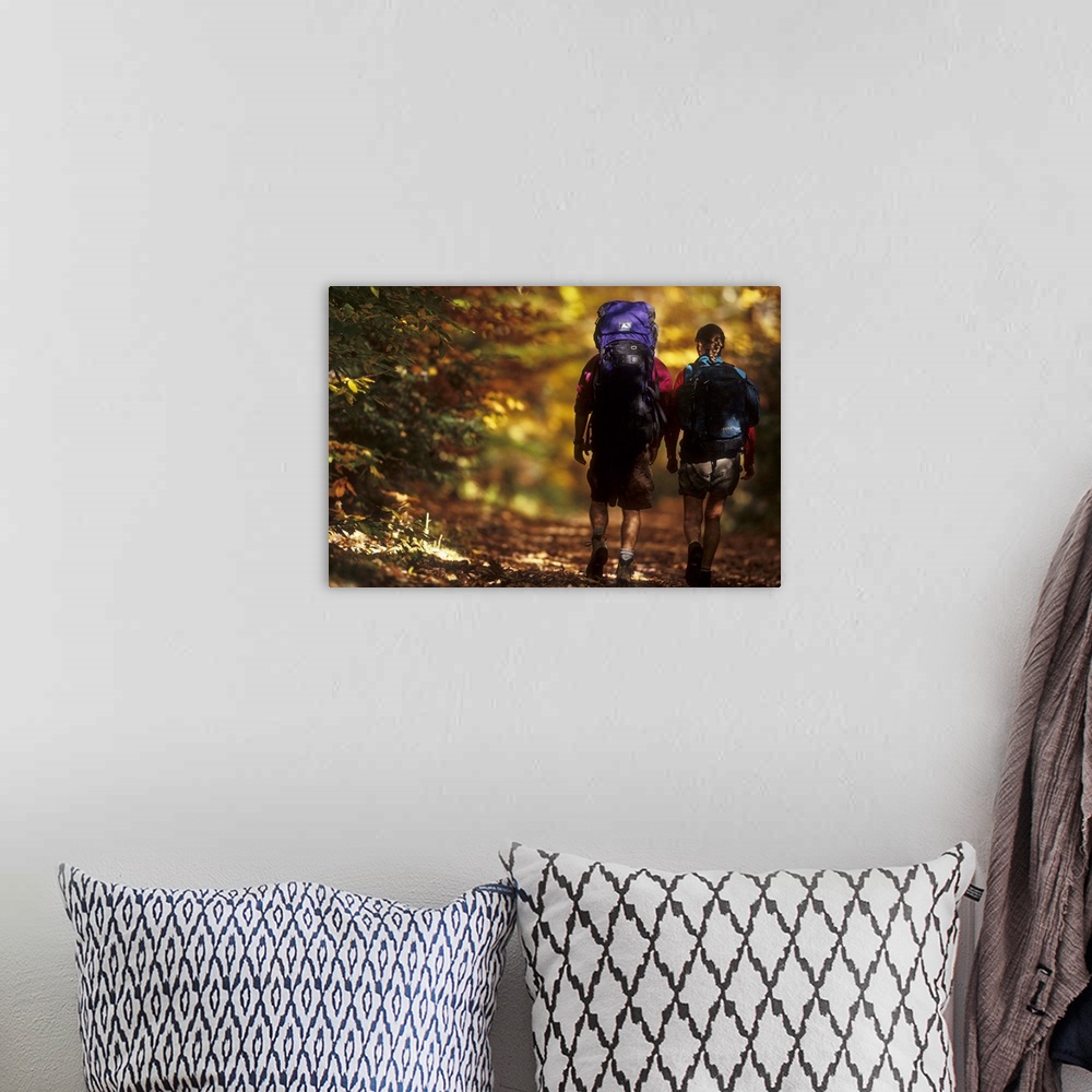 A bohemian room featuring Couple hiking