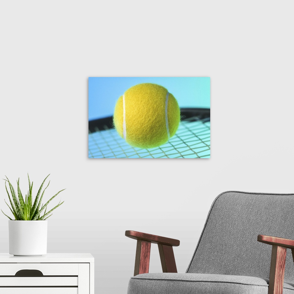 A modern room featuring Tennis Ball