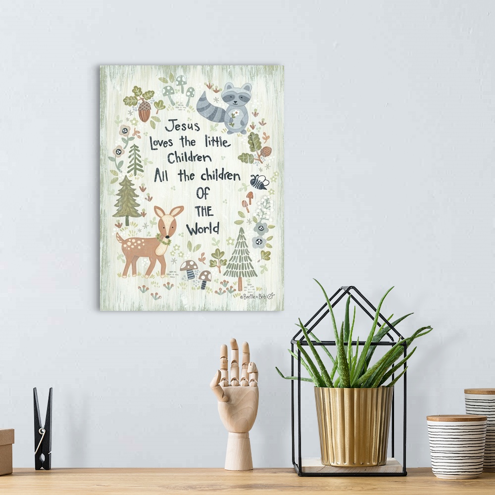 A bohemian room featuring All The Children Of The World - Woodland