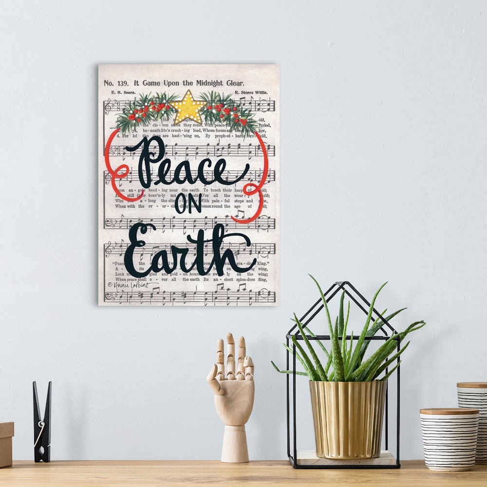 A bohemian room featuring ALP1717 - Peace on Earth