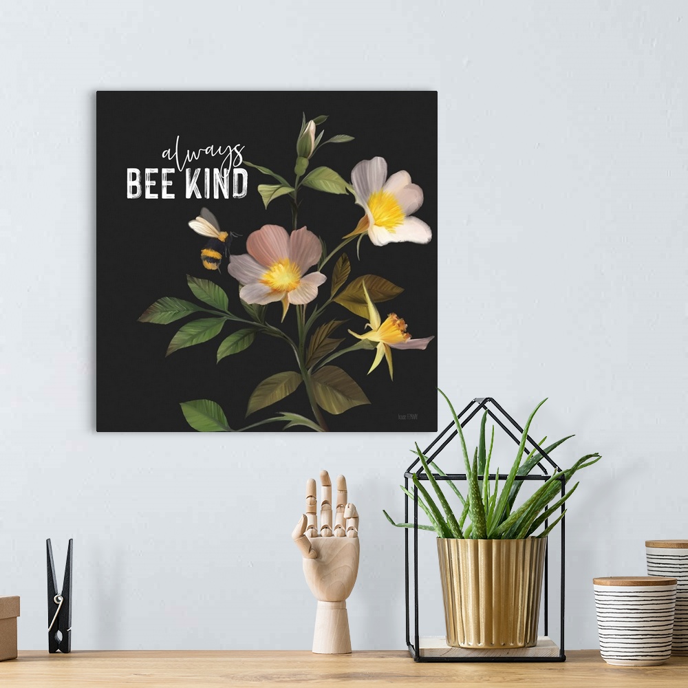 A bohemian room featuring Always Bee Kind