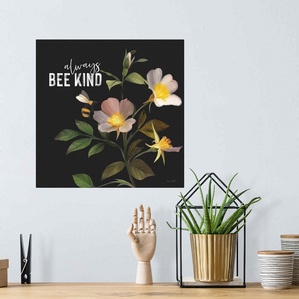 A bohemian room featuring Always Bee Kind