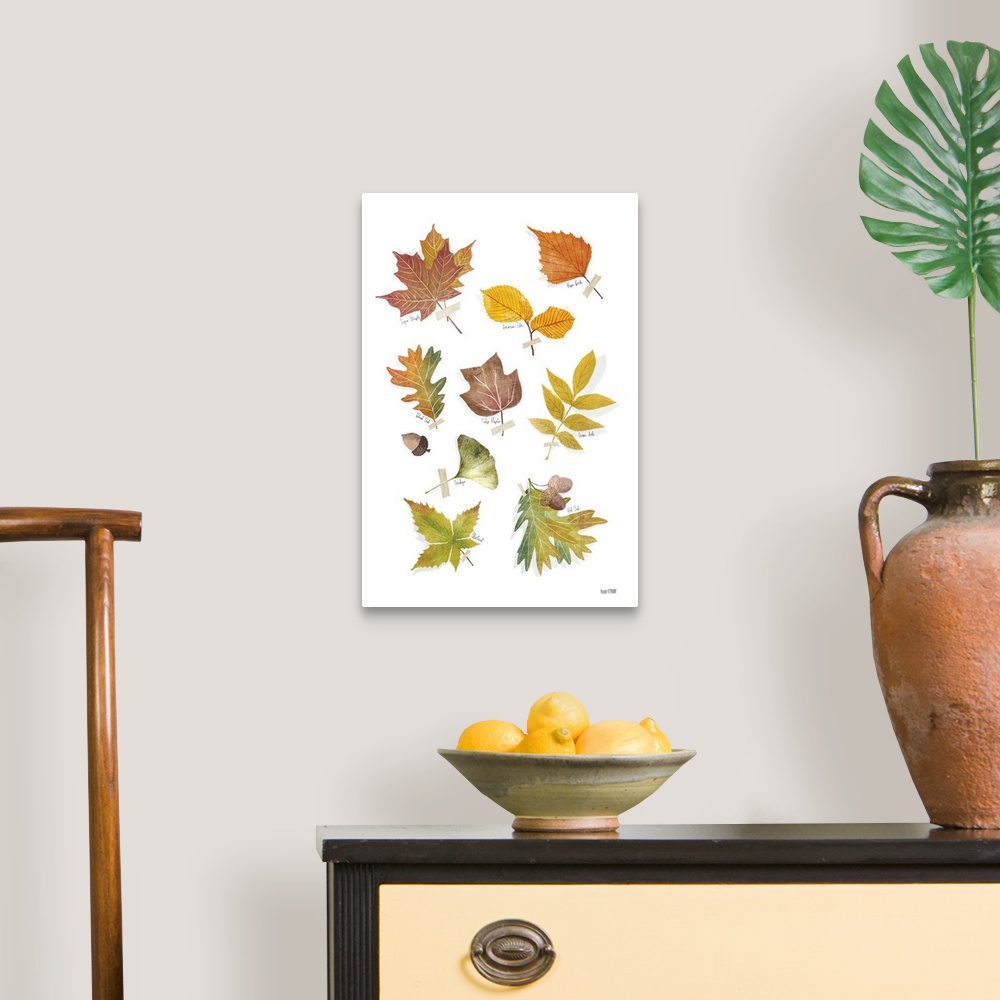 A traditional room featuring Autumn Leaves
