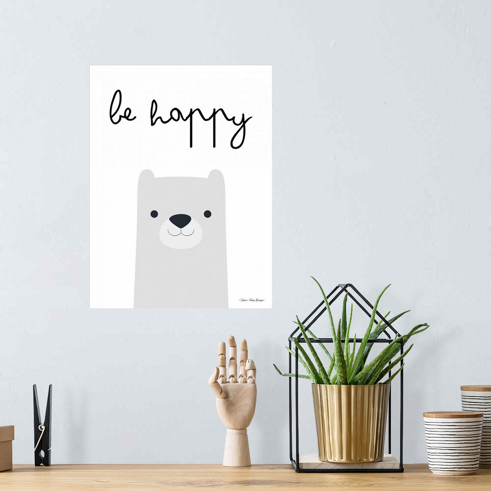 A bohemian room featuring Be Happy