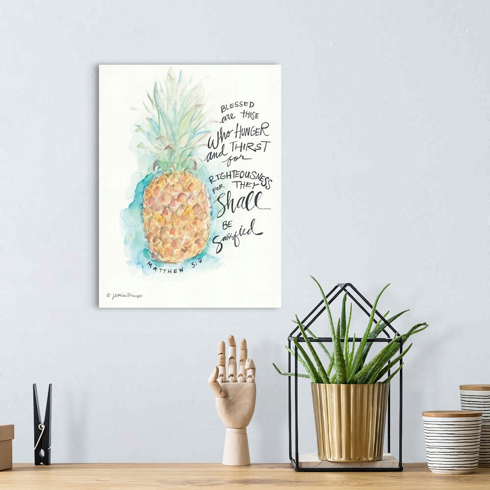 A bohemian room featuring Blessed Pineapple