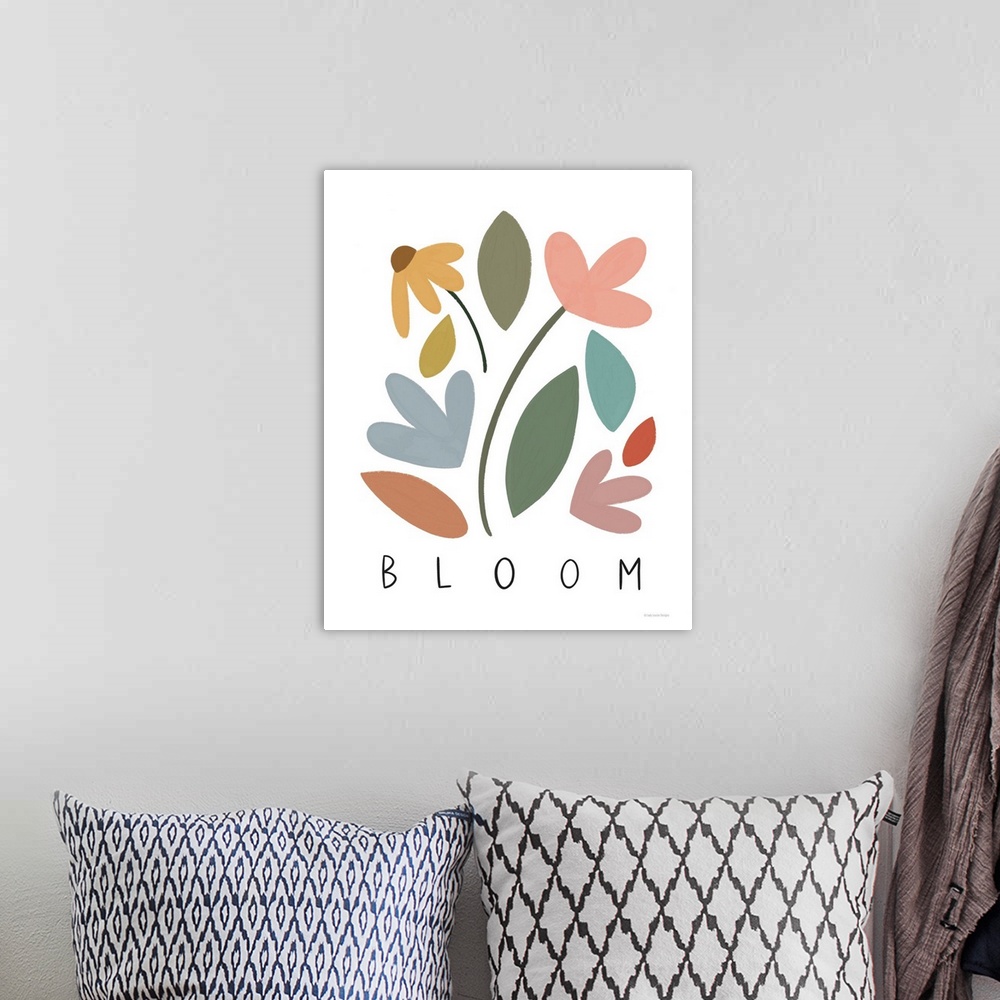 A bohemian room featuring Bloom Flowers