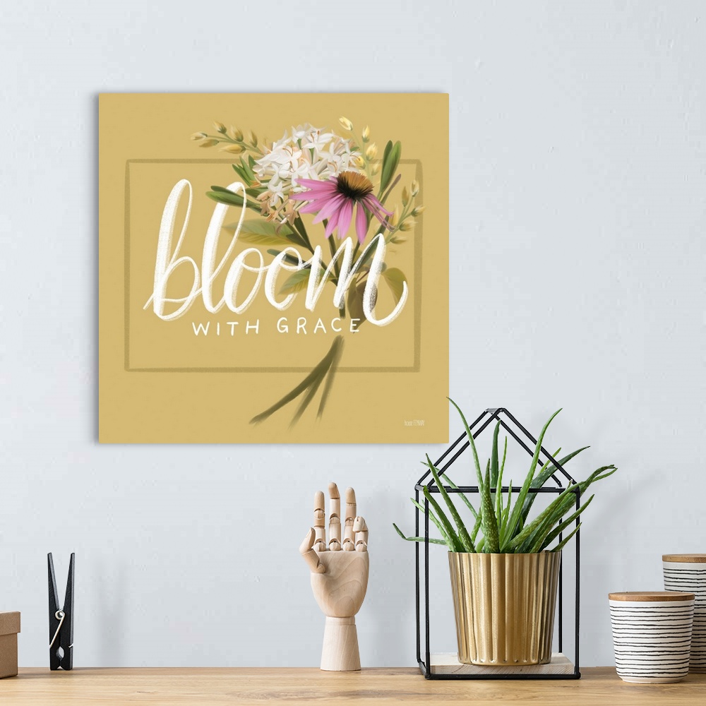 A bohemian room featuring Bloom With Grace