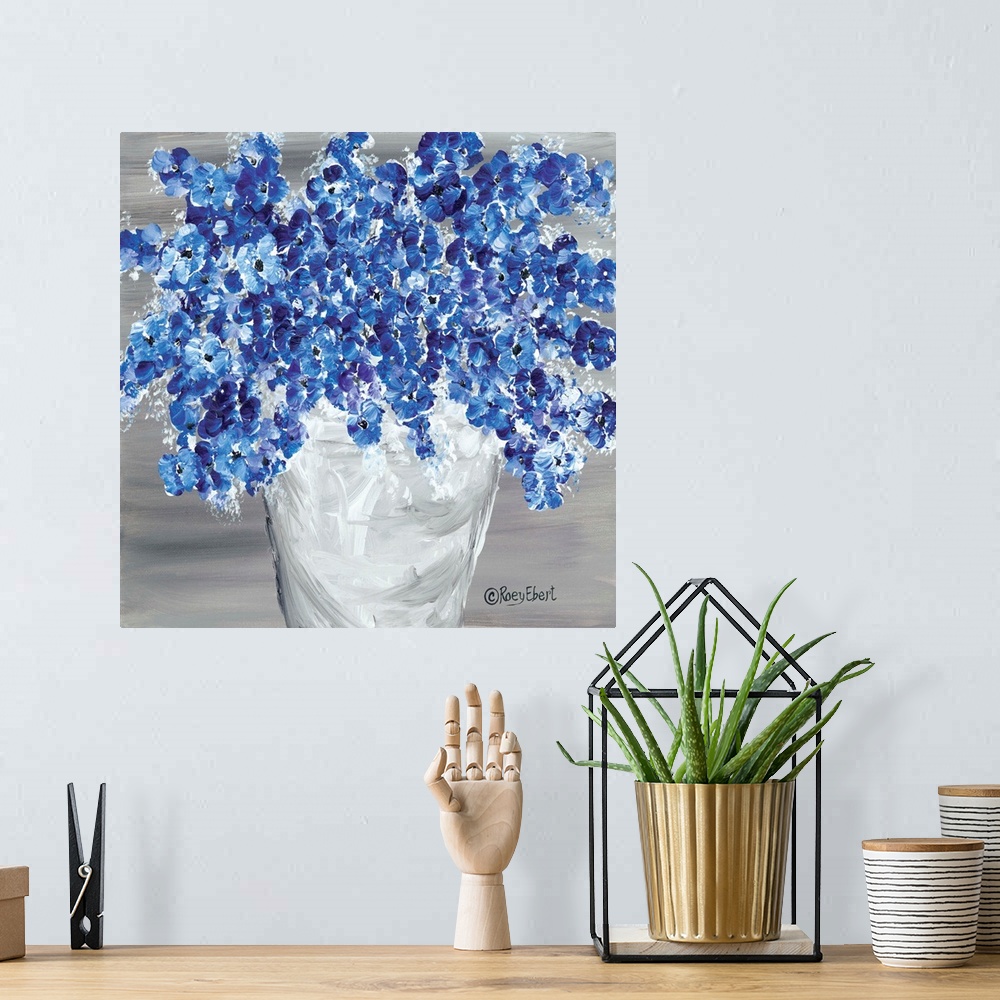 A bohemian room featuring Blooming Blues