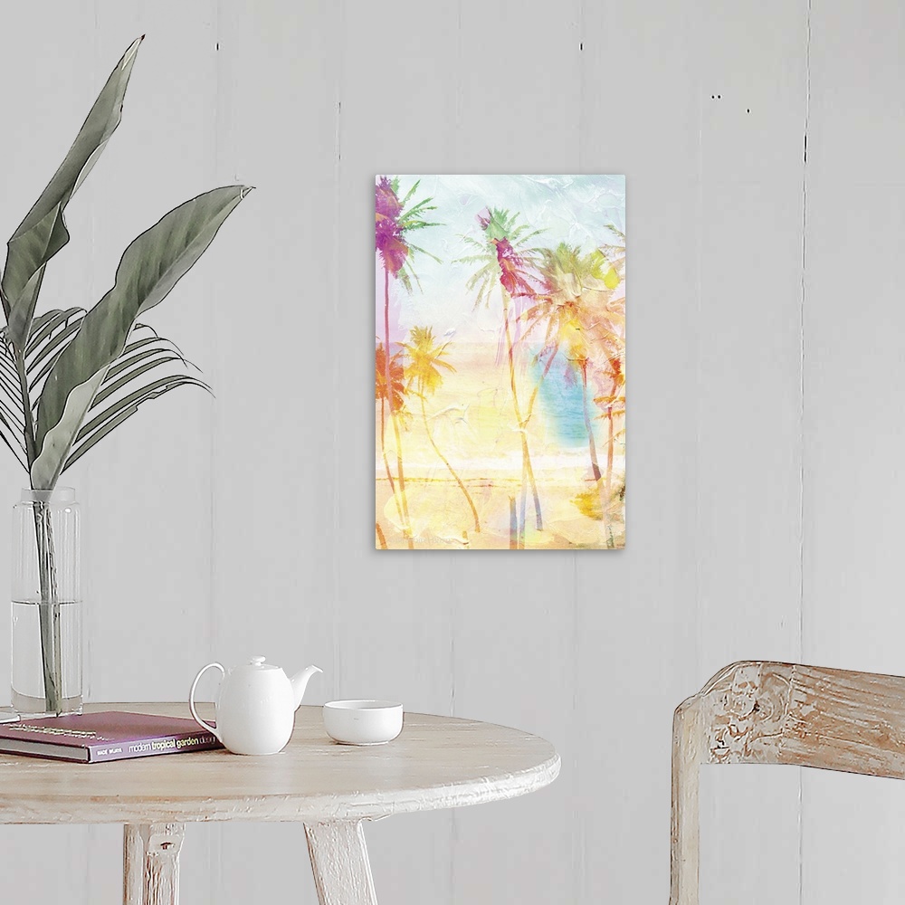 A farmhouse room featuring Palm trees on the beach in Caribbean