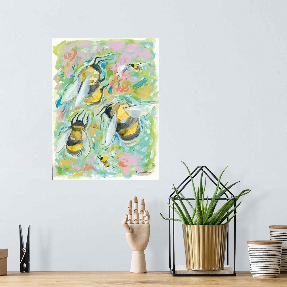 A bohemian room featuring Bumblebee Afternoon