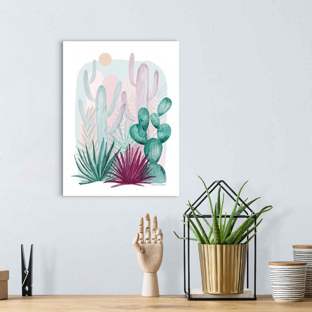 A bohemian room featuring Cactus Summer
