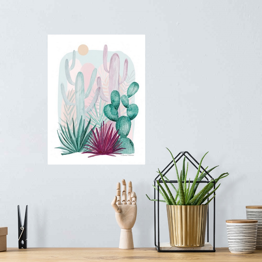 A bohemian room featuring Cactus Summer