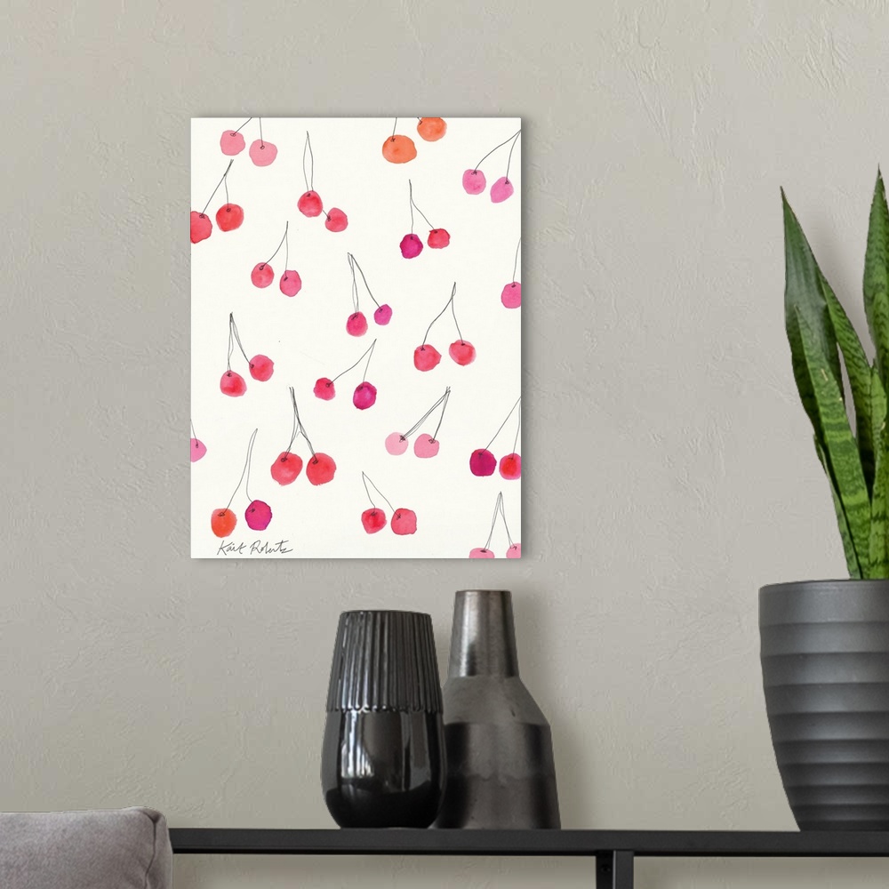 A modern room featuring Cherry Kisses