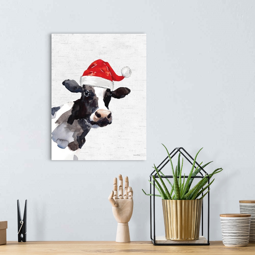 A bohemian room featuring Christmas Cow