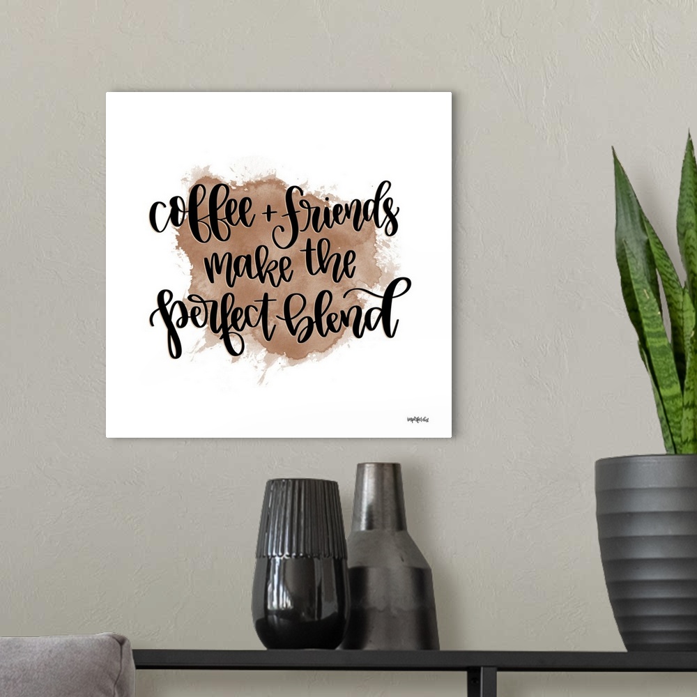 A modern room featuring Coffee + Friends