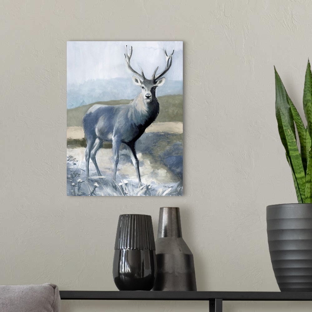A modern room featuring Elk In The Wild