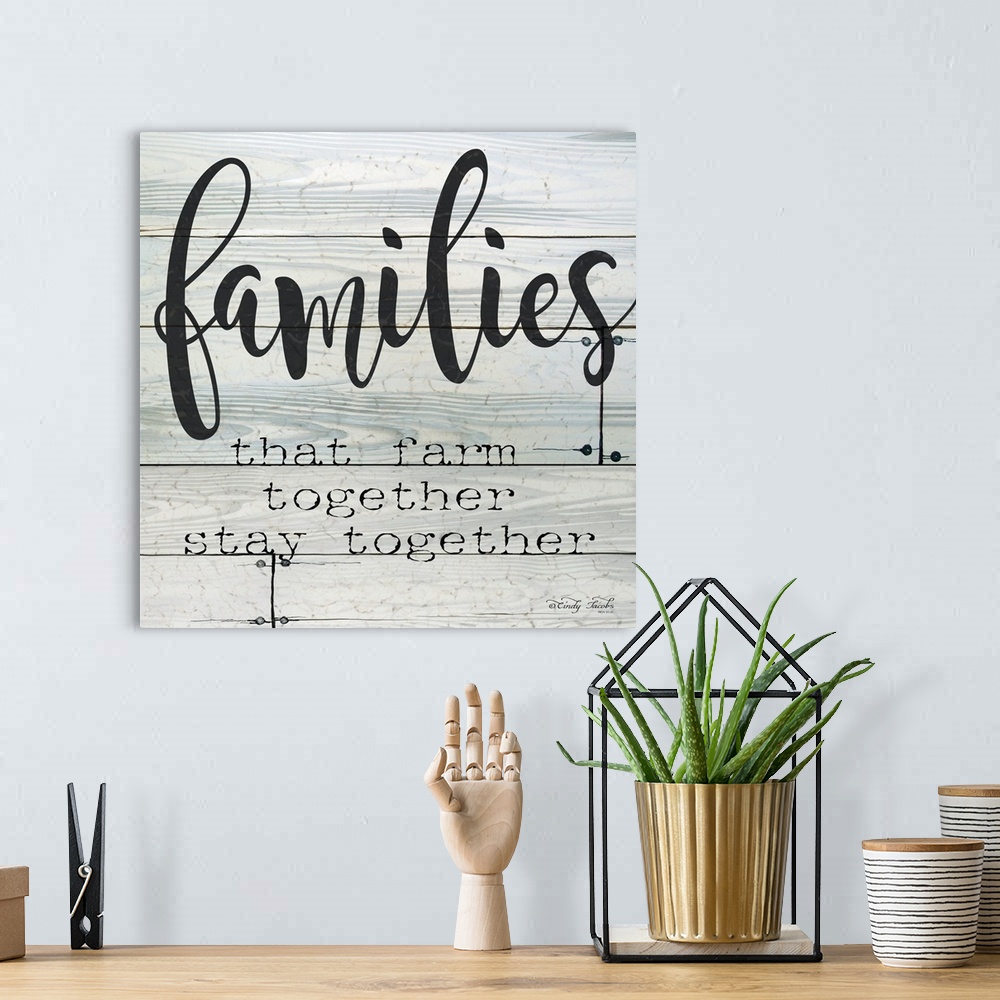 A bohemian room featuring Families that Farm Together - Stay Together