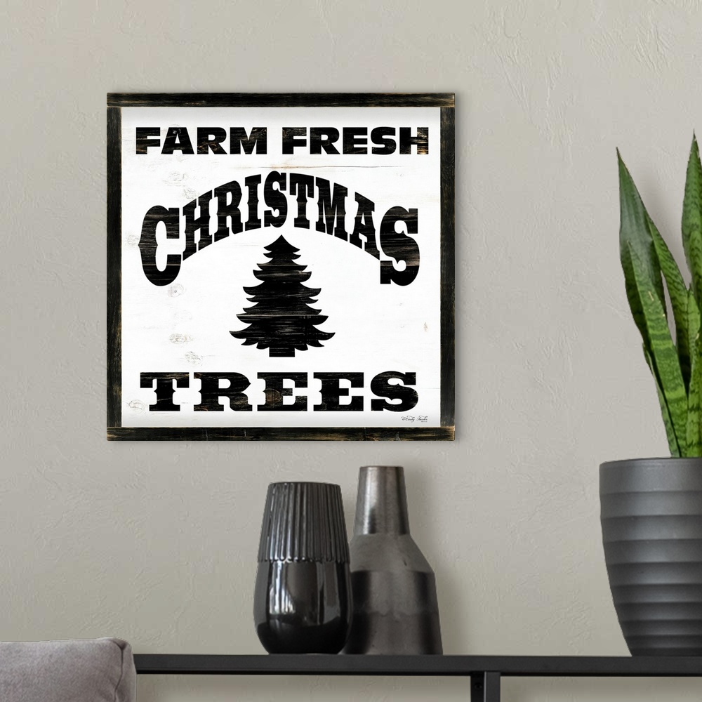 A modern room featuring Farm Fresh Christmas Trees I