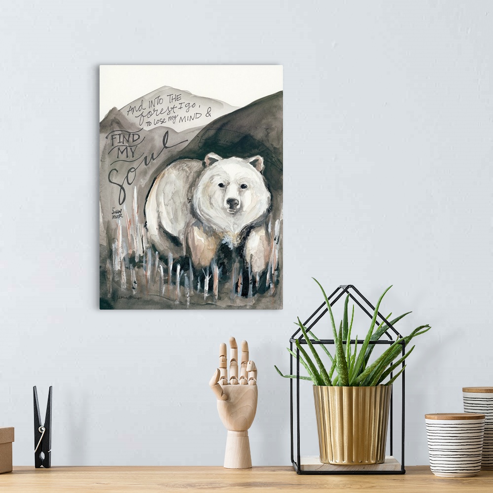 A bohemian room featuring Find My Soul Bear