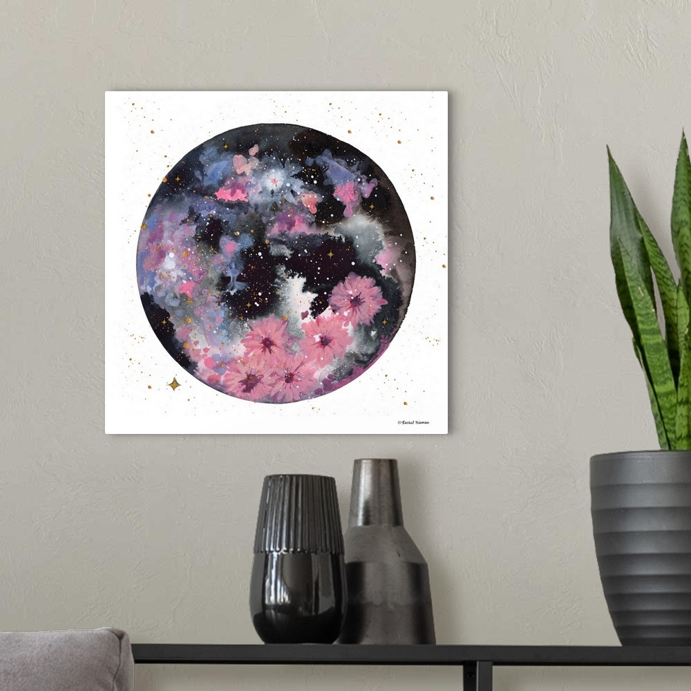 A modern room featuring Floral Planet