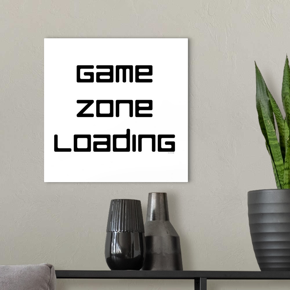 A modern room featuring Game Zone - Loading