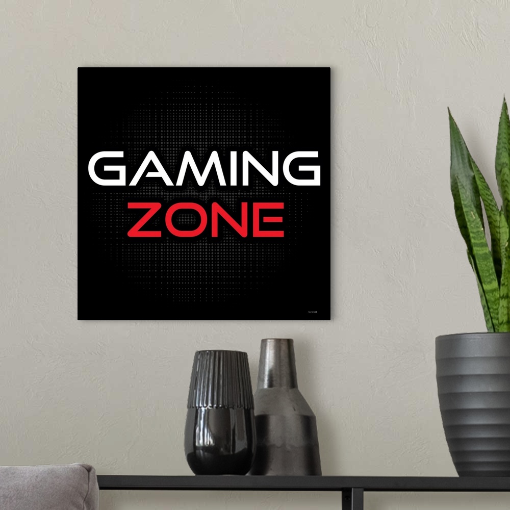 A modern room featuring Gaming Zone