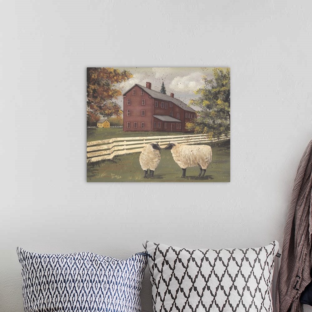 A bohemian room featuring Hancock Sheep