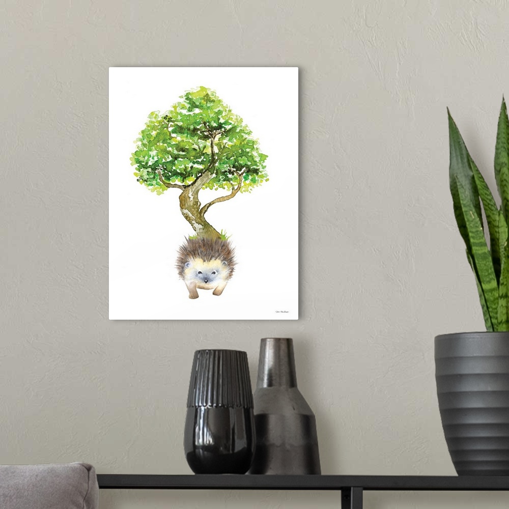 A modern room featuring Hedgehog and Tree