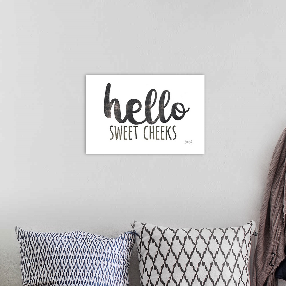 A bohemian room featuring Hello Sweet Cheeks