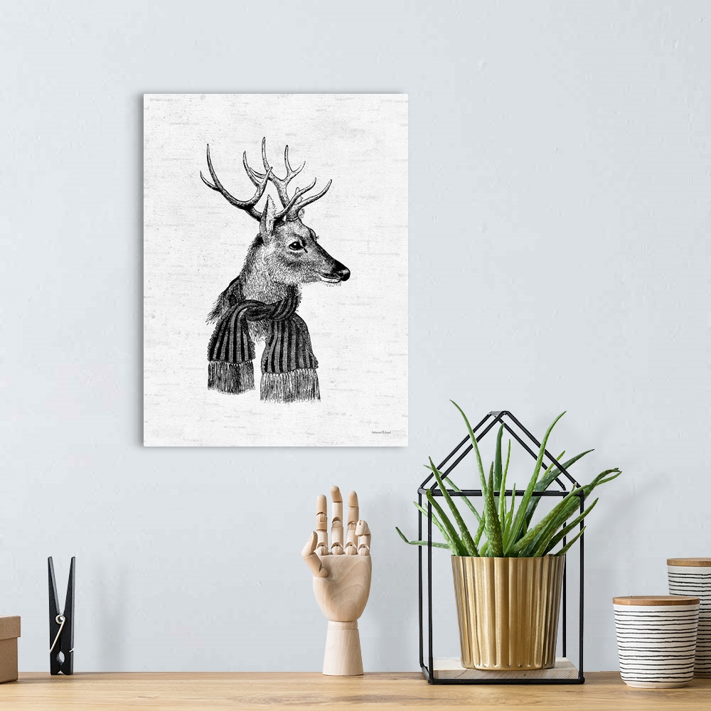 A bohemian room featuring Holiday Reindeer