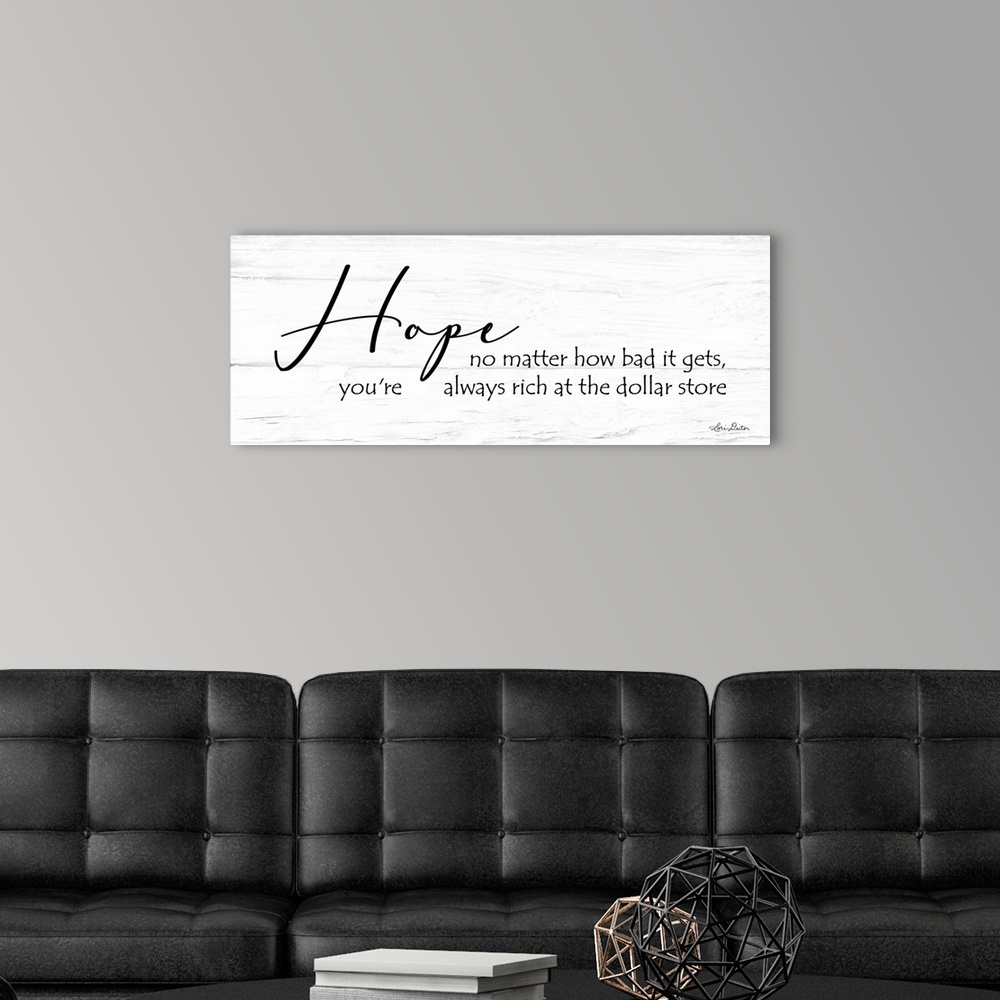 A modern room featuring Hope