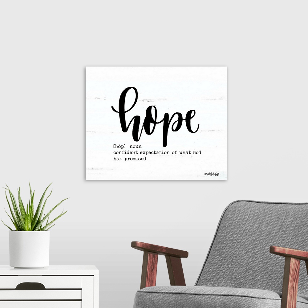 A modern room featuring Hope