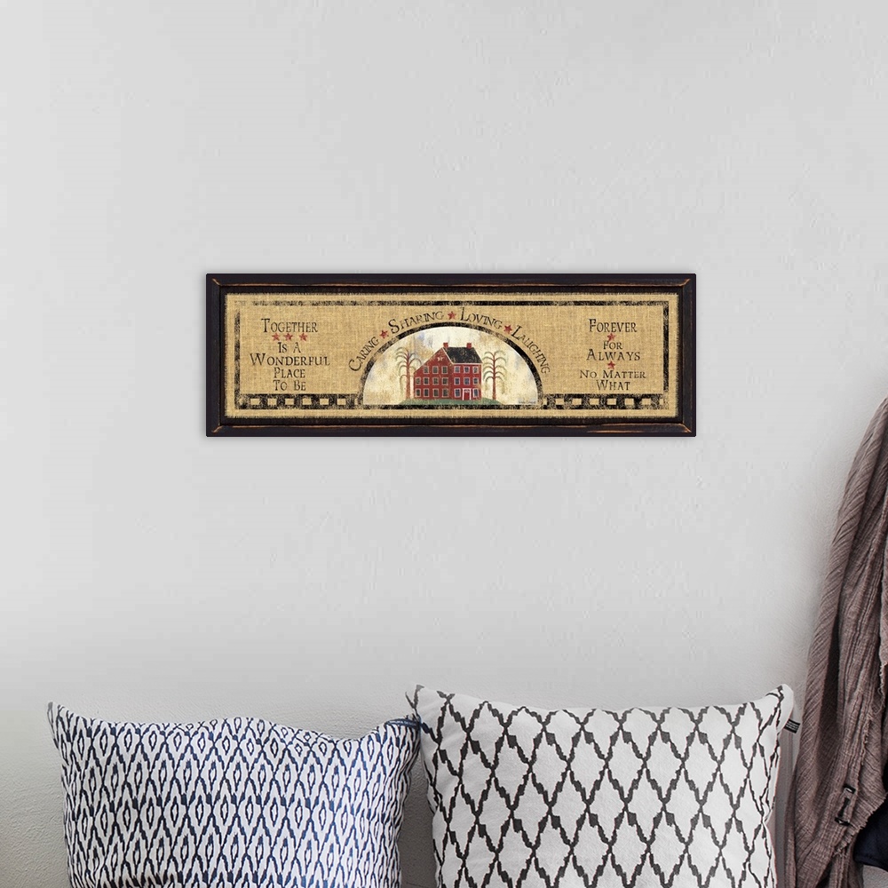 A bohemian room featuring House Sampler
