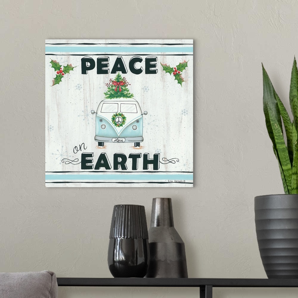 A modern room featuring KEN982 - Peace on Earth