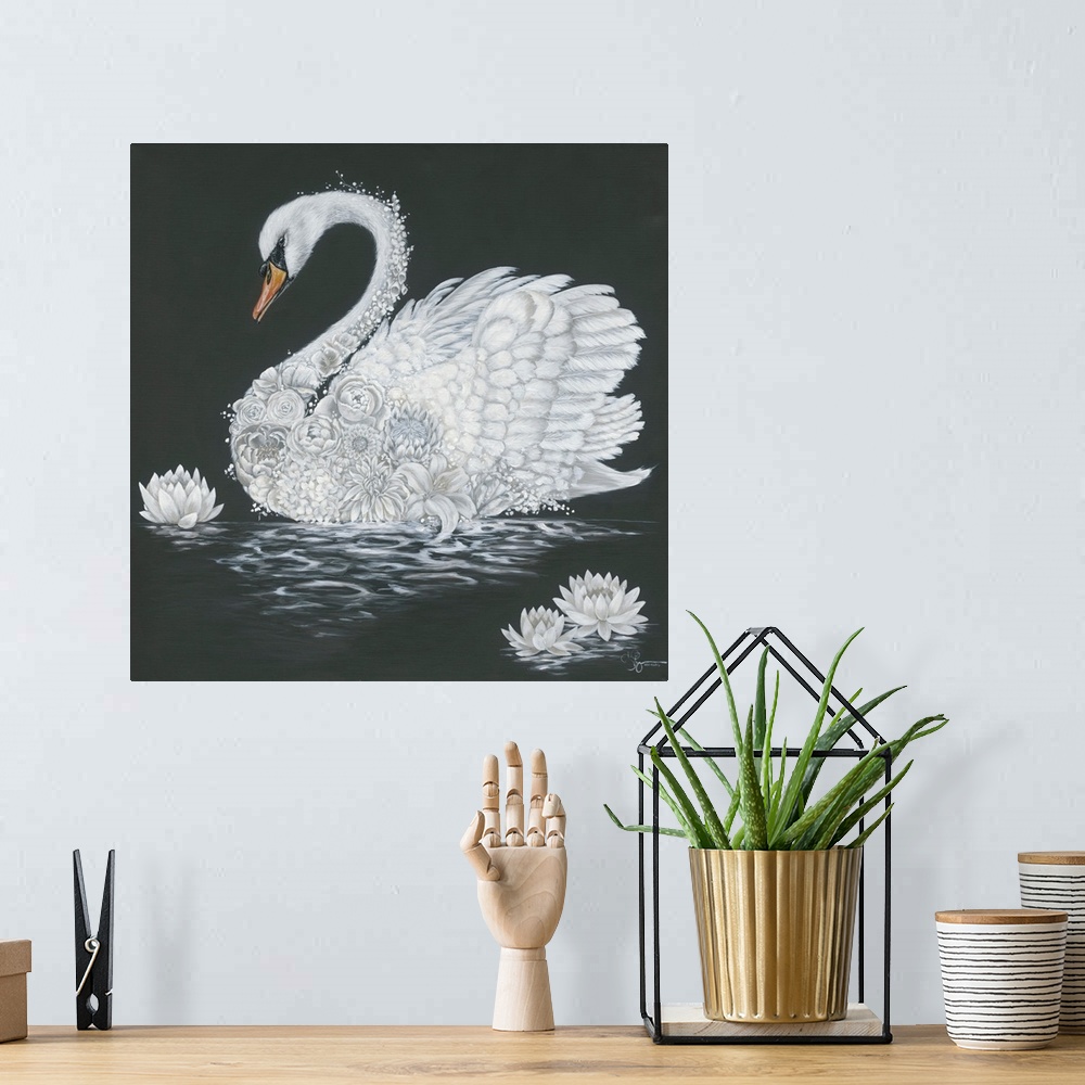 A bohemian room featuring Leni The Swan