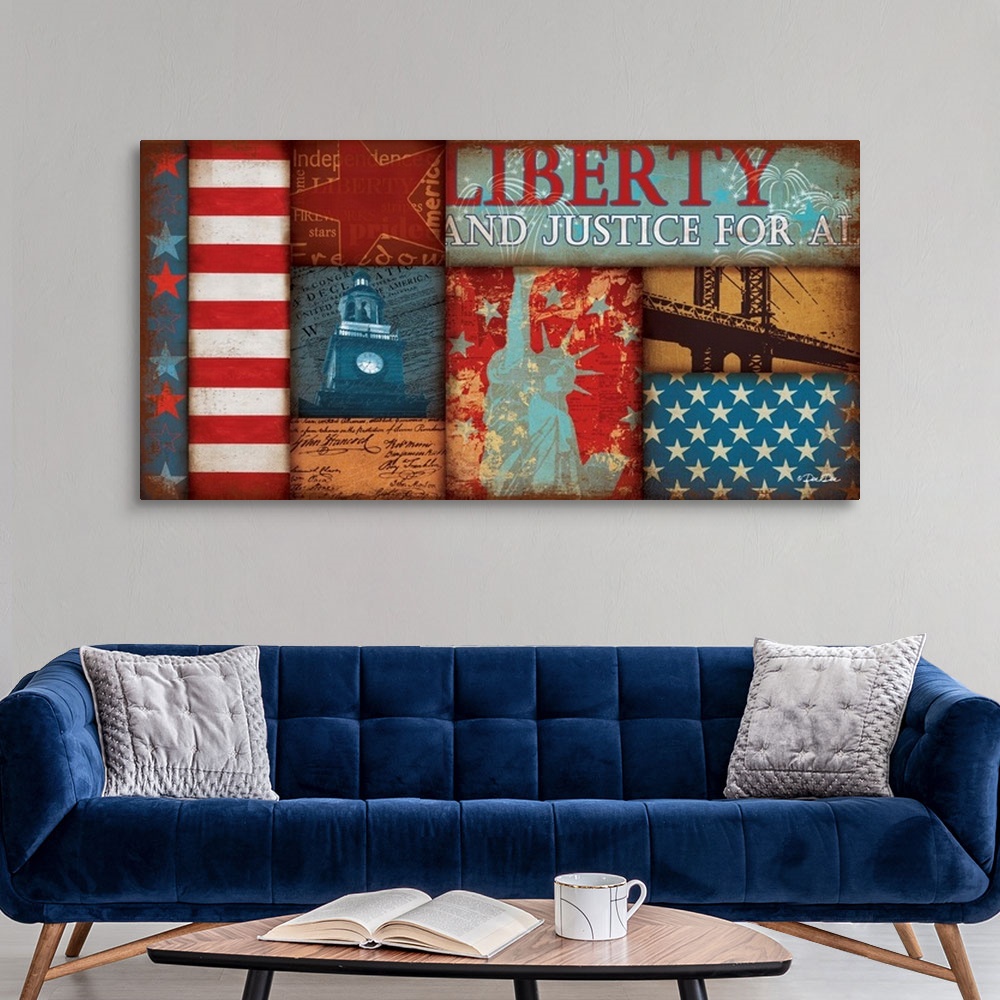 A modern room featuring Liberty