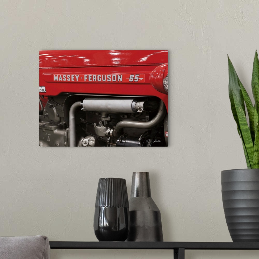 A modern room featuring Massey-Ferguson I