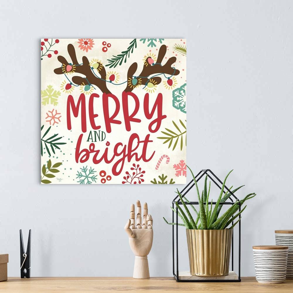 A bohemian room featuring Merry & Bright